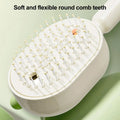Electric Steam Hair Brush with Water Spray Reduce Frizz Anti-Static Misting Hairbrush Cordless Fluffy Hair Detangling Brush