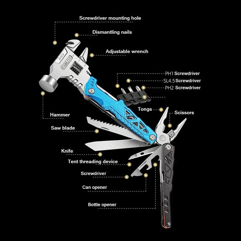 18-in-1  Multifunctional Tactical Tool